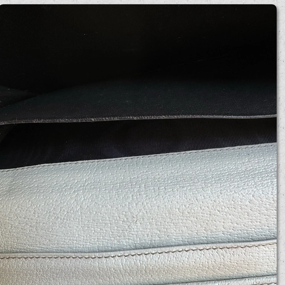 Gucci Abbey Continental Long Wallet Monogram GG Flap Authentic - Picture 9 of 11